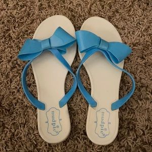 Mud Pie Jelly Bow Sandals
